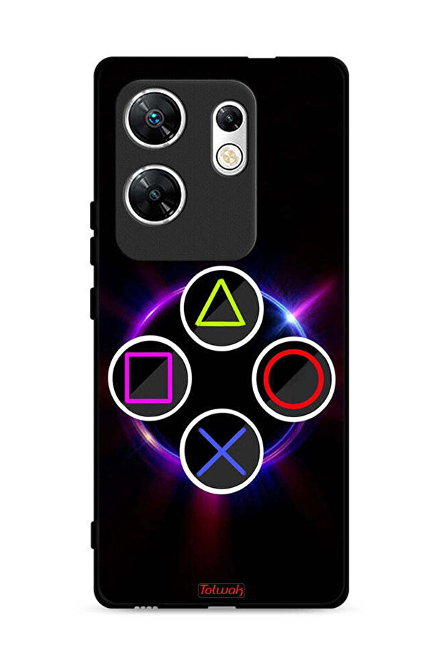غطاء حماية لهاتف Infinix Zero 30 4G بطبعة لعبة الحبار