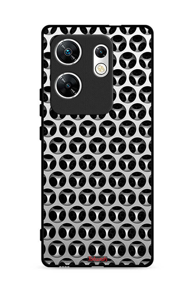 غطاء حماية لهاتف Infinix Zero 30 4G بنقشة عقارب الساعة
