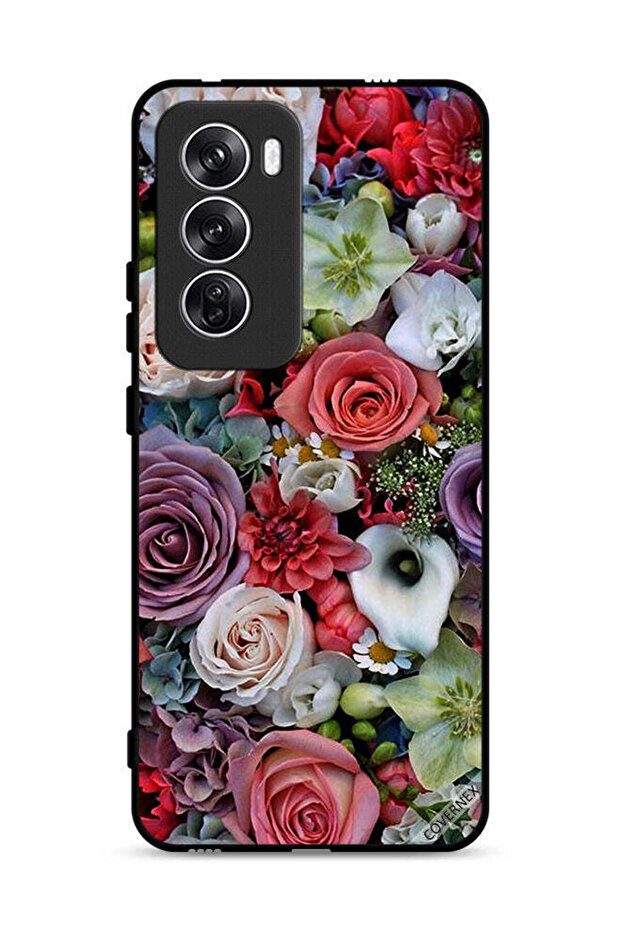 غطاء حماية لهاتف Oppo Reno12 5G - لون وردي