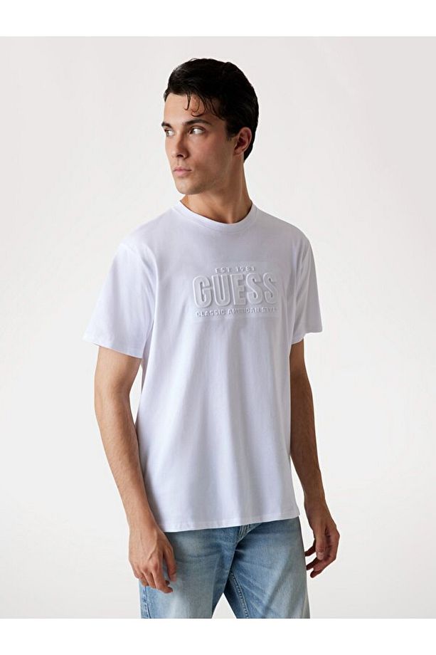 Embosse Erkek Regular Fit T-Shirt - 1