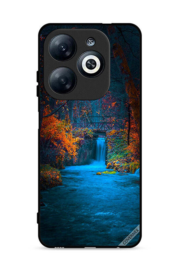 غطاء حماية لهاتف Infinix Smart 8 4G بتصميم شلال