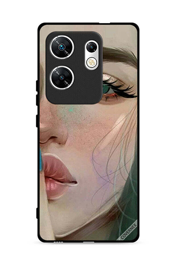 غطاء حماية لهاتف Infinix Zero 30 4G، ششش، إنها حزينة