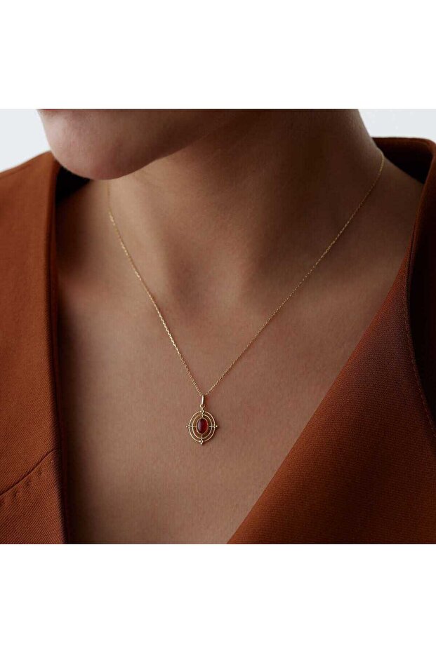 Akik Compass Kolye - 1