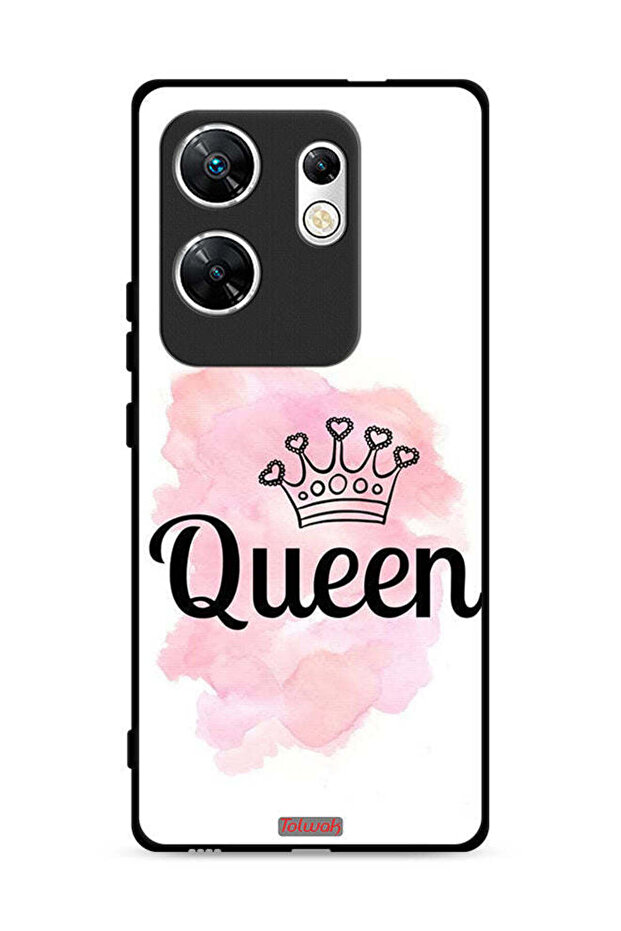 غطاء حماية لهاتف Infinix Zero 30 4G بتصميم Queen Art