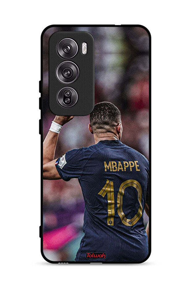 غطاء حماية لهاتف Oppo Reno12 Pro 5G بتصميم Mbappe 10