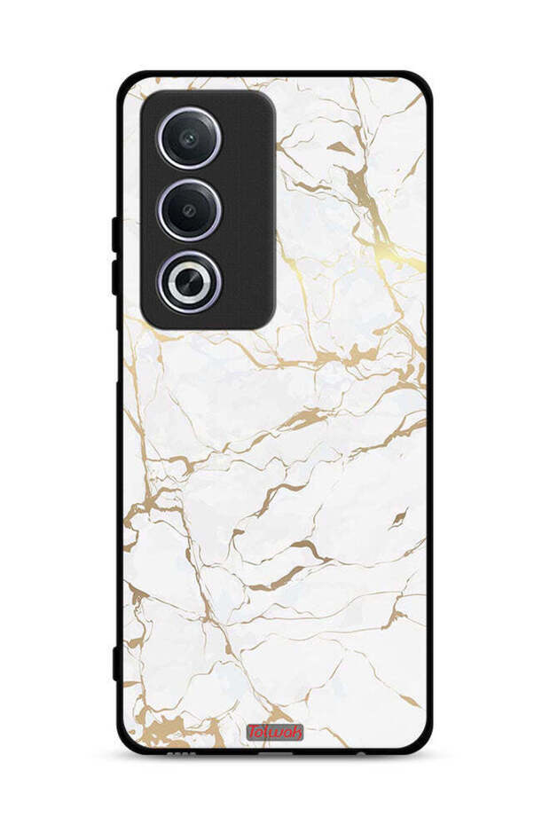غطاء حماية لهاتف Oppo A3 Pro 5G بنقشة رخامية