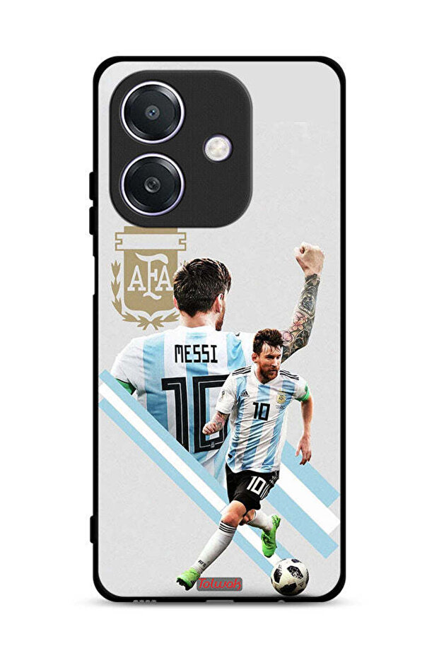 غطاء حماية لهاتف Oppo A3 5G برسومات ليو ميسي