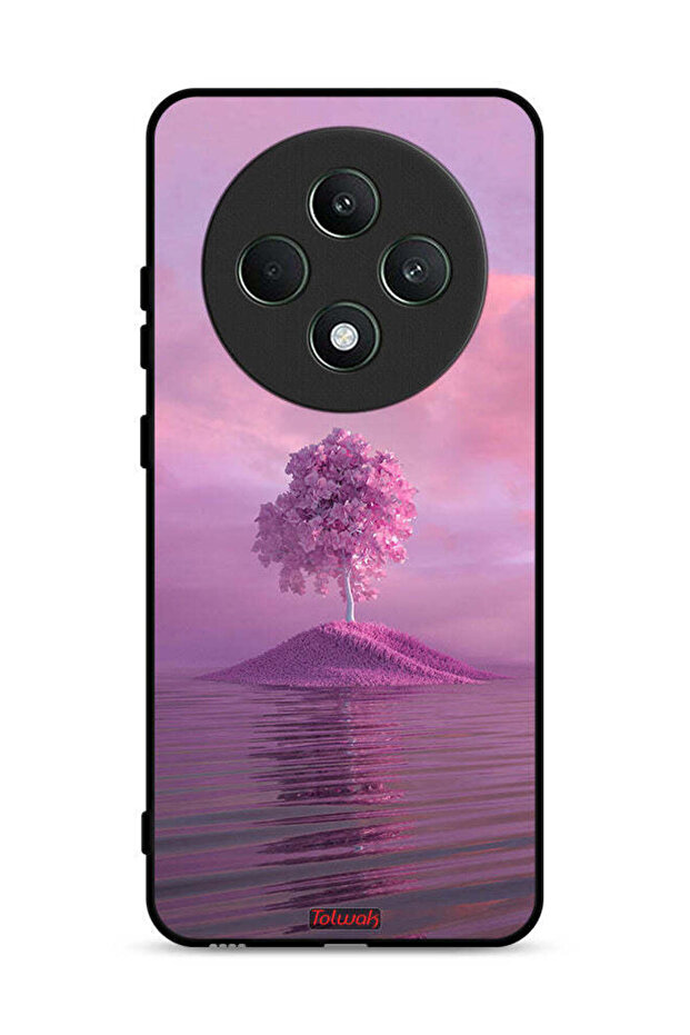 غطاء حماية لهاتف Oppo Reno12 F 5G بتصميم شجرة من Unsplash