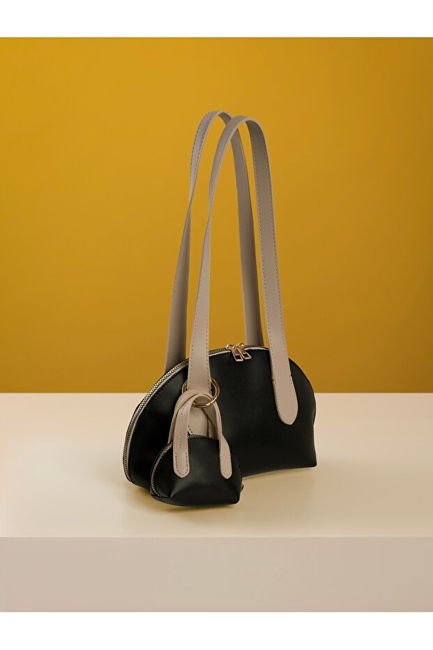 Tokyo Mini Bag Charm Detail Long Handle Women's Hand and Arm Bag