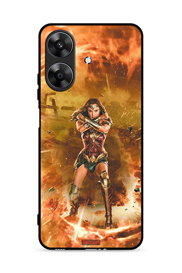 غطاء حماية لجهاز Realme Note 60 4G بتصميم Wonder Women