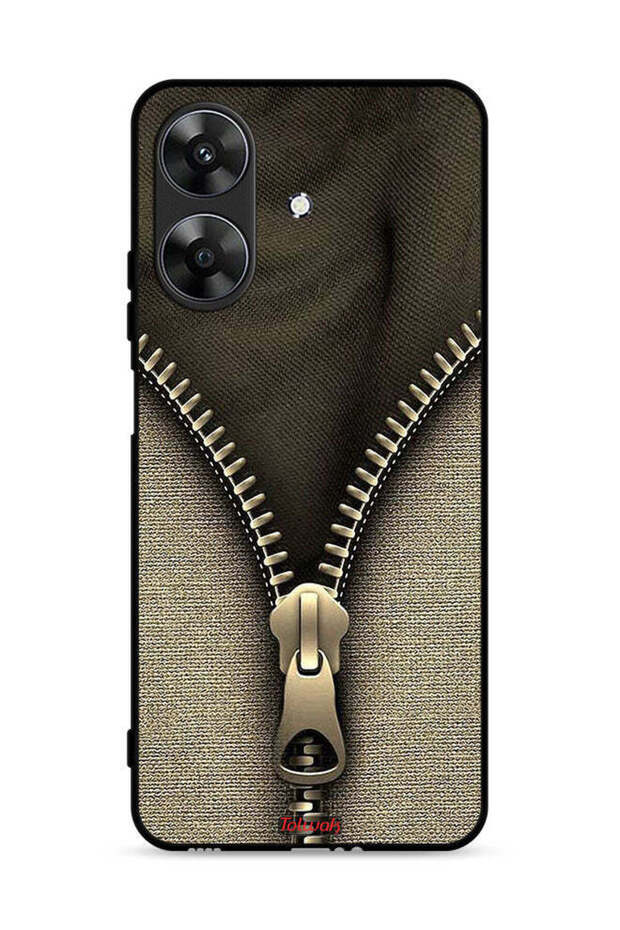 غطاء حماية بنمط سحاب لهاتف Realme Note 60 4G - 1