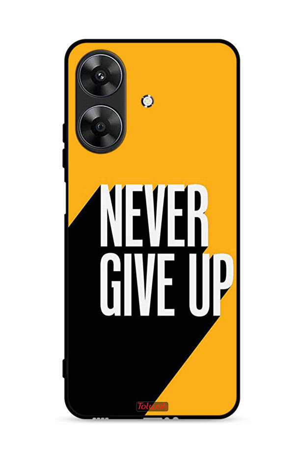 غطاء حماية لهاتف Realme Note 60 4G لا تستسلم أبدًا