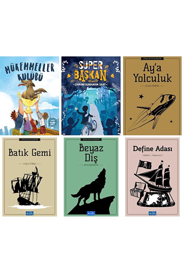 The Club of Perfectionists,Super President Time Stop Watch,First Young Timaş 6 Book Set
