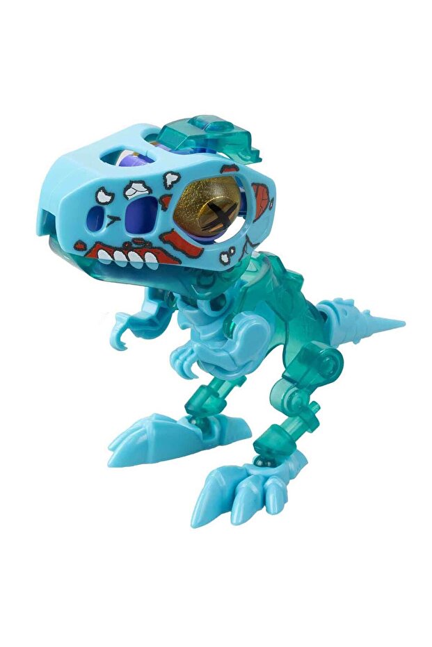Sesli ve Işıklı Biopod Zombies Dinozor Robot Sürpriz Paket S4 - 7