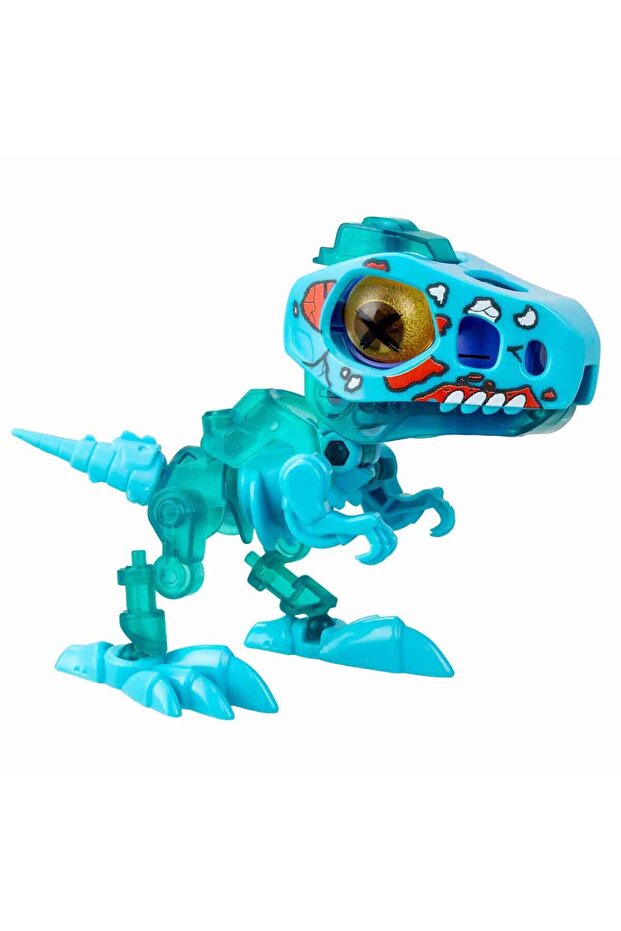 Sesli ve Işıklı Biopod Zombies Dinozor Robot Sürpriz Paket S4 - 5