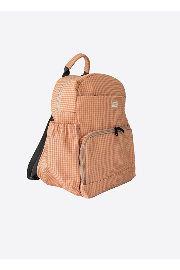 حقيبة ظهر مريحة باللون البرتقالي - 2