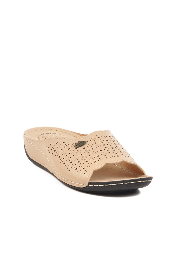 Beige Anatomical Sole Women's Slippers 16.007 Z