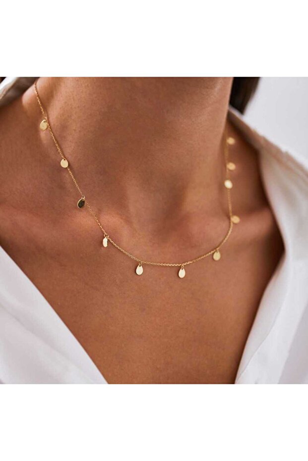 Damla Pullu Kolye - 1