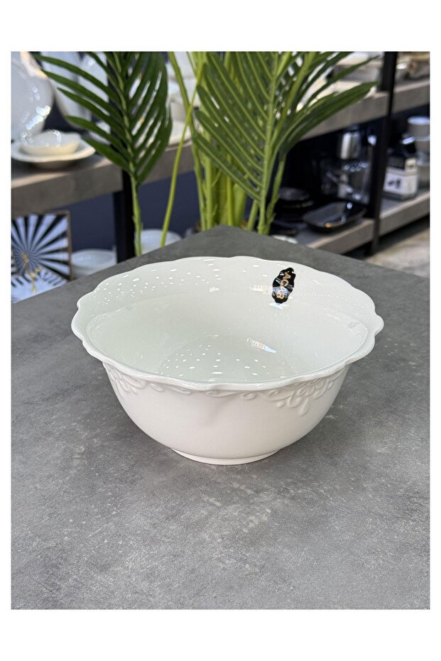 King Collection Porcelain Round Salad Bowl 20 cm