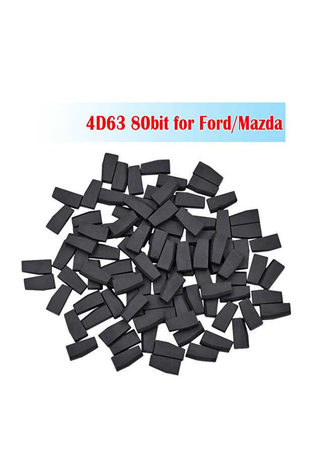 4D63 80bit 10 قطع رقاقة ترانسفوندر سيراميك فارغة 4D63 40/80bit ID63 ID83 TP33 رقاقة مفتاح السيارة لفورد M