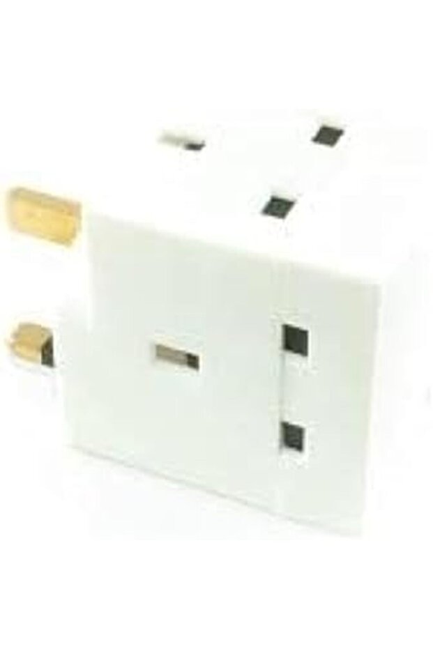 3 Way Socket Multi Plug Fused Adapter (UK Mains 13 Amp, 240V AC, 3 Socket) - 8