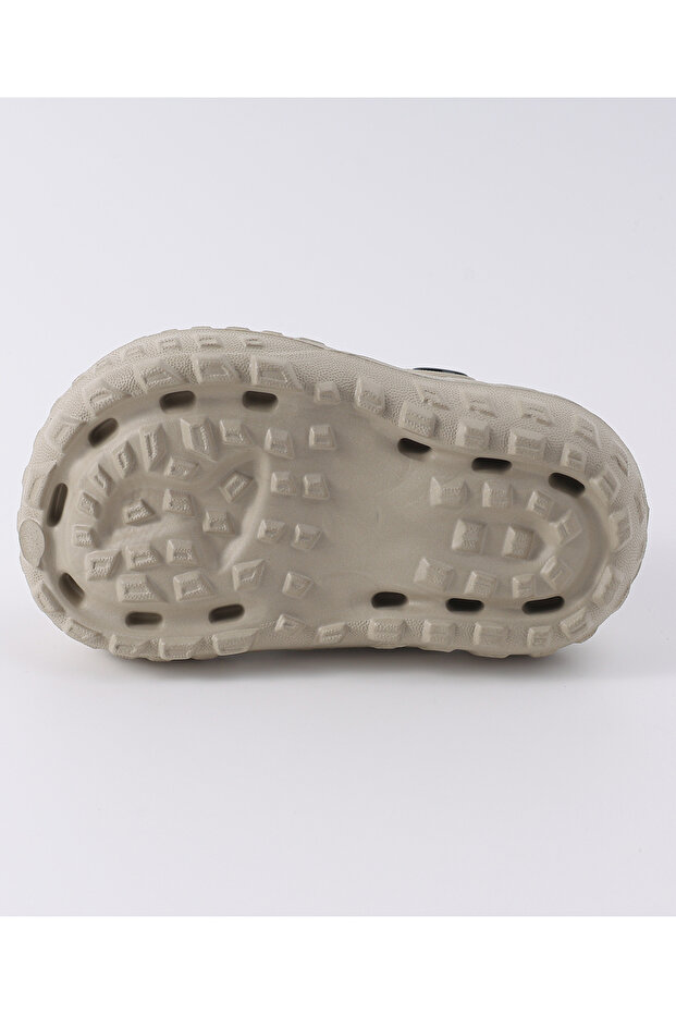 Solid Clogs with Backstraps - Grey - 8