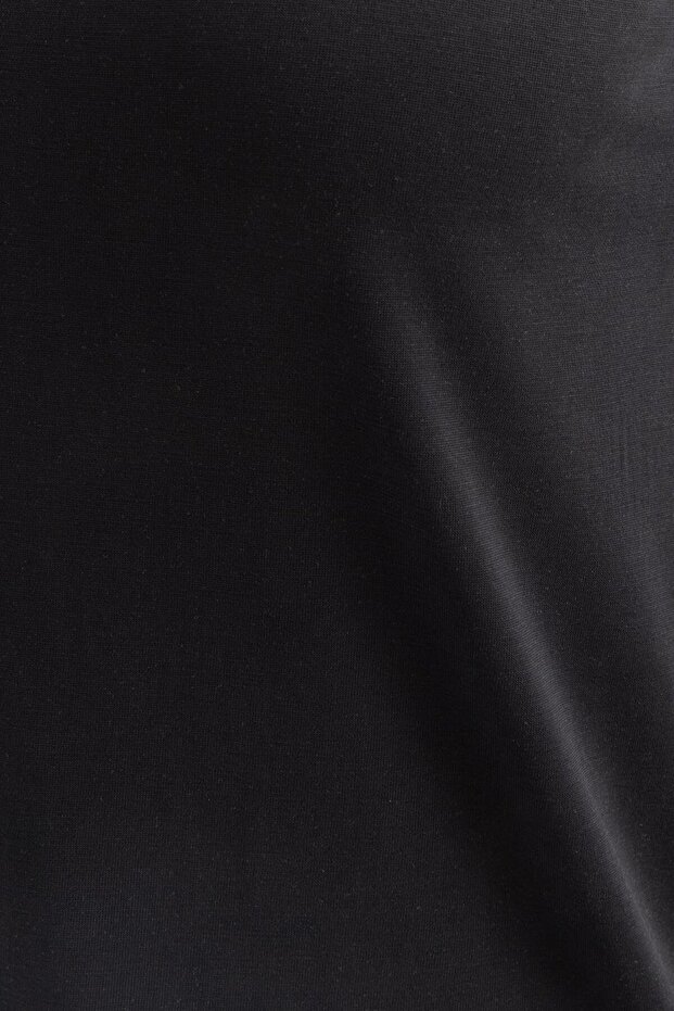 Siyah-Basıc Sıfır Kol İçlik Tunik - 5