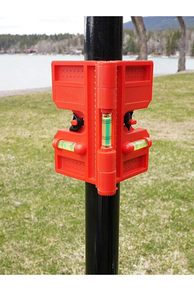 1PC Magnetic Column Level, Adjustable Folding Column Level with Elastic Ring Level, suitable for Pip - 8