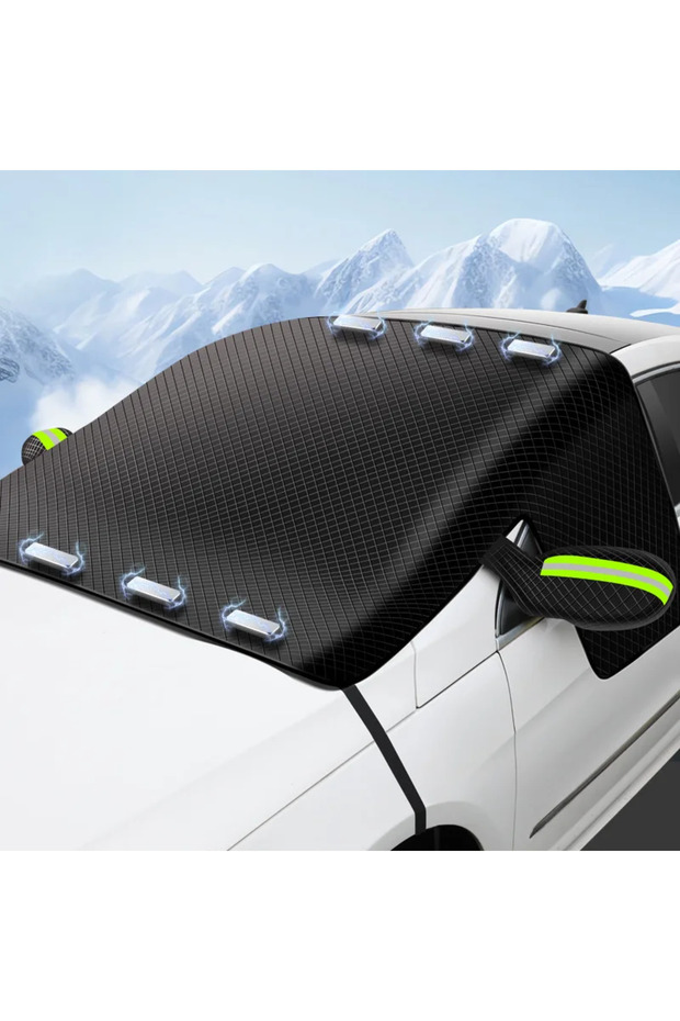 green Windshield Cover Car Snow Cover Car Windshield Cover Snow Protector Ice Blocked Front Window P
