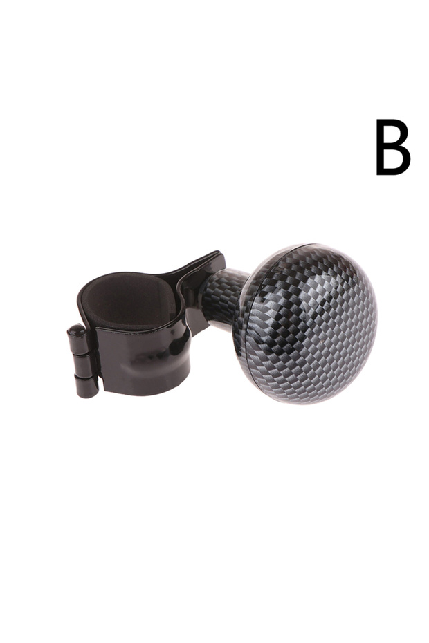 B Universal Car Anti Slip Steering Wheel Knob Heavy Duty Spinner Handle Ball Cover Handle Booster G.