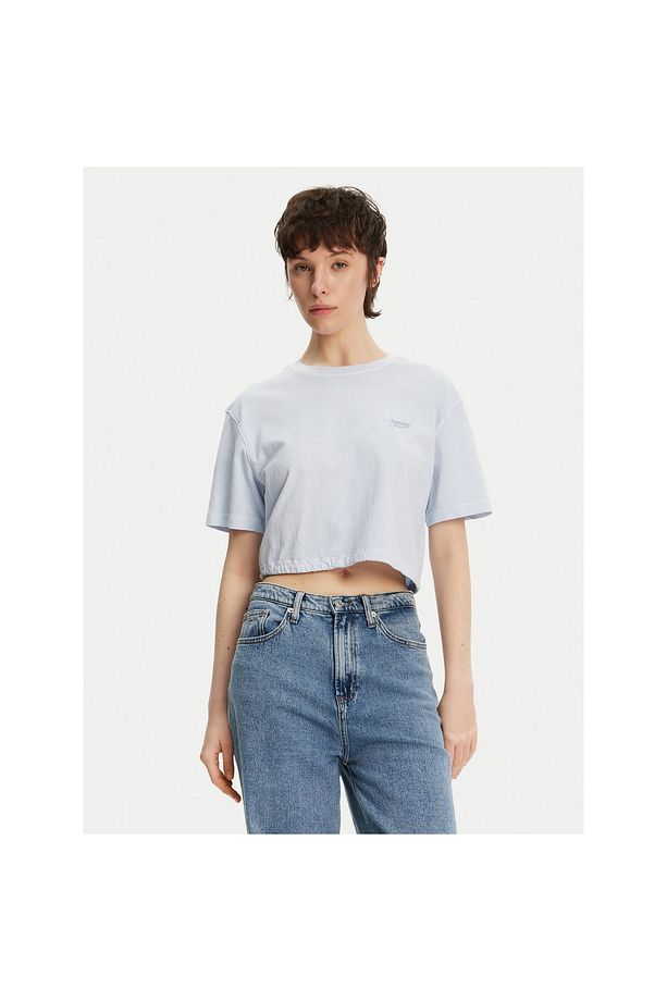 Tommy Jeans Cropped Gmd Script Open Back Kadın Siyah T-shirt - 2