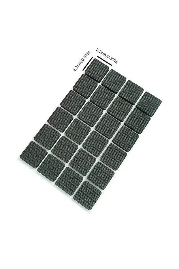 48Pcs B Self Adhesive Furniture Leg Feet Protector Pad Chair Leg Pad Anti-Skid Scratch DIY Resistant