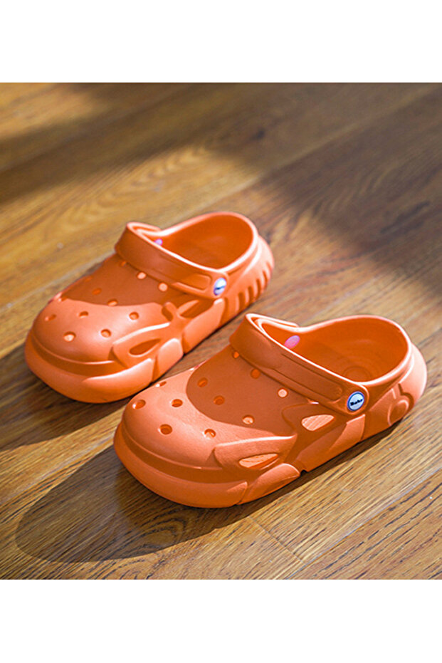 قبقاب بحزام خلفي - برتقالي - 3