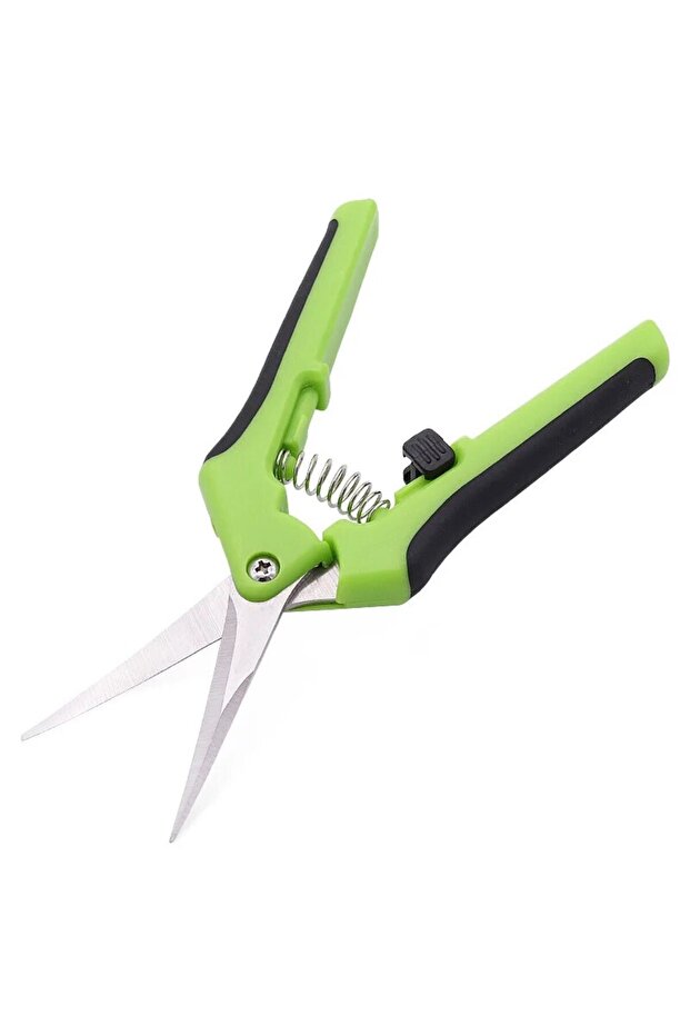 green 1 Set, Garden Scissors, Garden Pruning Shears, Non-slip Labor-saving Flower Branch Branch Shea