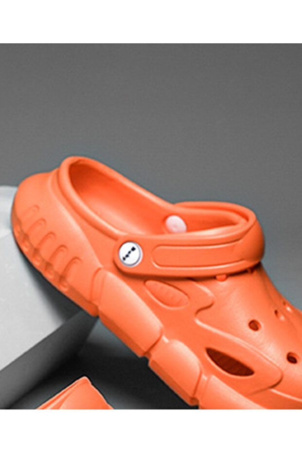 قبقاب بحزام خلفي - برتقالي - 5