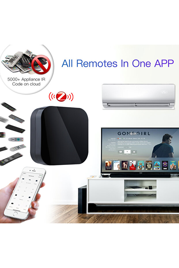 جهاز التحكم عن بعد Tuya ZigBee Smart IR العالمي بالأشعة تحت الحمراء للتحكم في المنزل الذكي والعمل... - 5