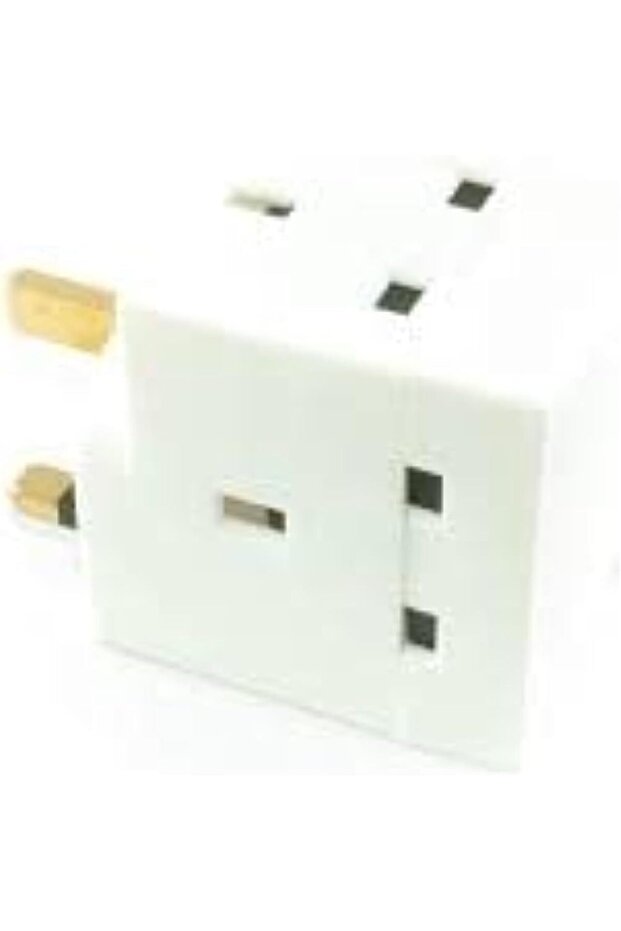 3 Way Socket Multi Plug Fused Adapter (UK Mains 13 Amp, 240V AC, 3 Socket) - 7