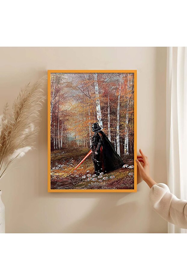 Wooden Frame Painting Framed Poster Art Wall Decor Tk/1480