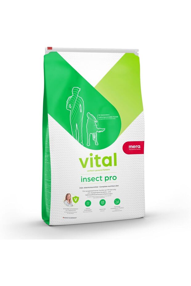 Meravital Insect Pro Diet Food for Dogs with Allergies & Skin Problems 3Kg