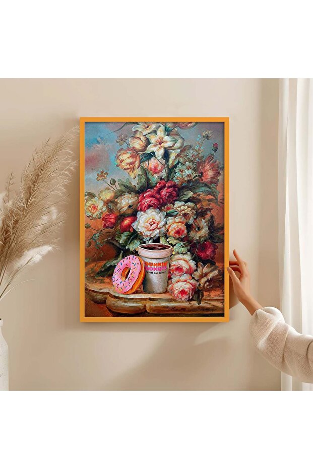 Wooden Frame Painting Framed Poster Art Wall Decor Tk/1482