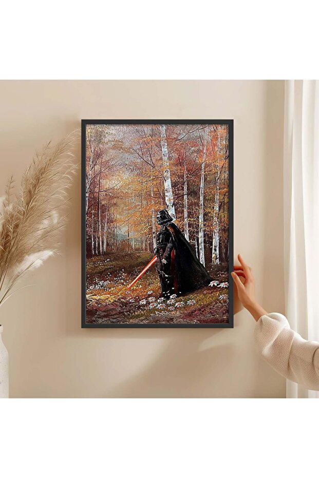 Wooden Frame Painting Framed Poster Art Wall Decor Tk/1480
