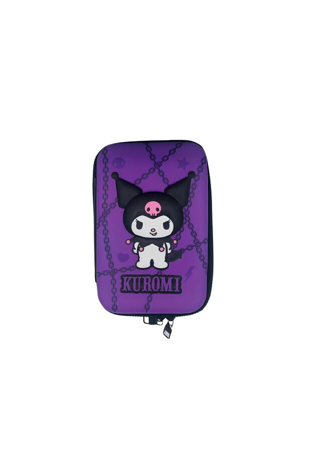 Kuromi Licensed Pencil Case with Organizer 3328