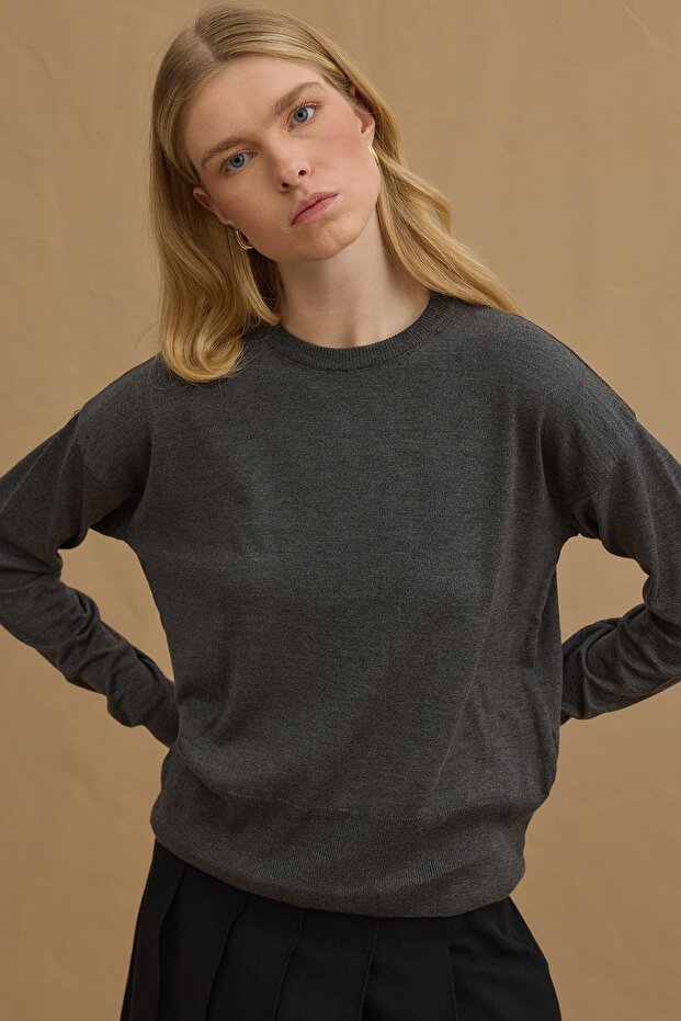 İnce Viscone Basic Kazak Antrasit - 4