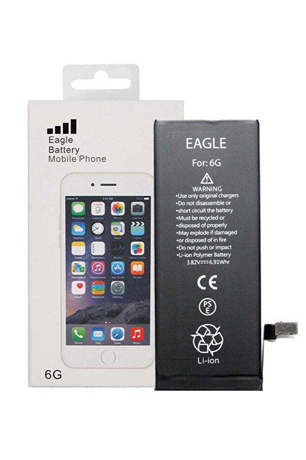 iPhone 6G Battery Li-Ion Replacement Battery With 1810 mAh Overcharge Protection / 1ICP4/39/96