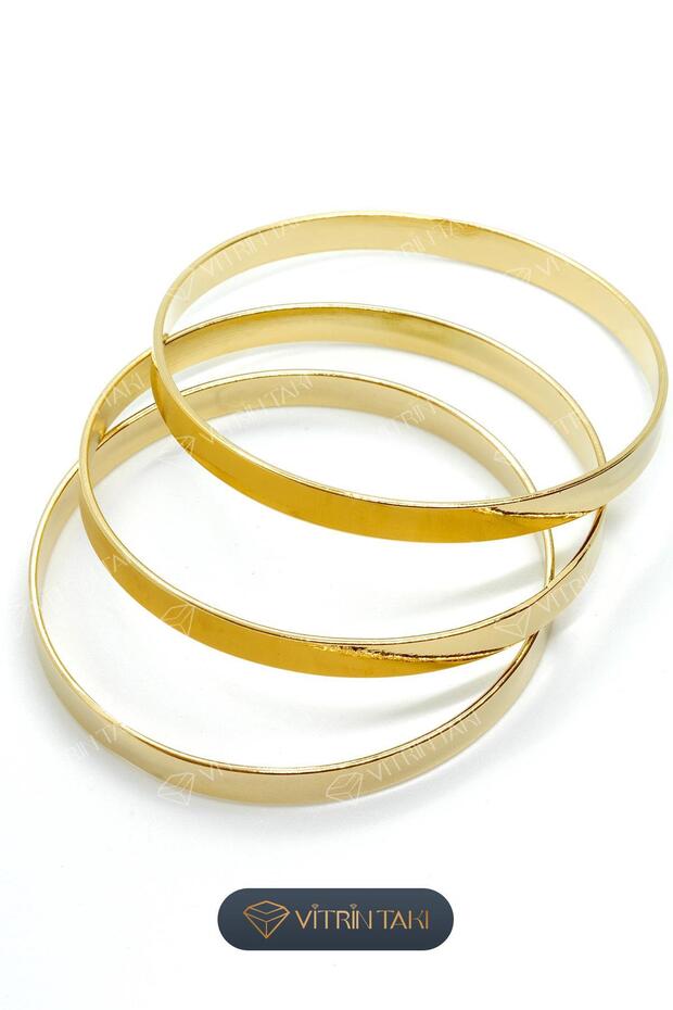 66mm Üçlü Kalın Ajda Bilezik - 1