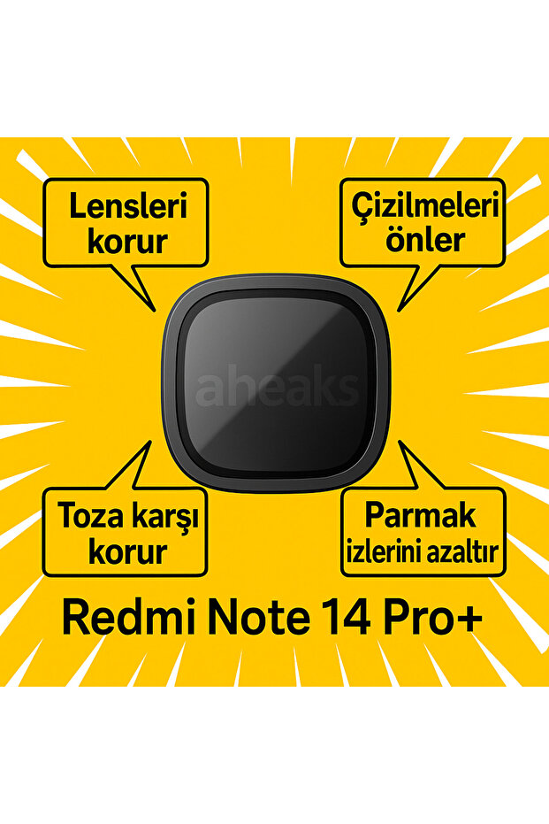 Xiaomi Redmi Note 14 Pro Plus Camera Lens Protector – Ultra Clear and Durable Protection