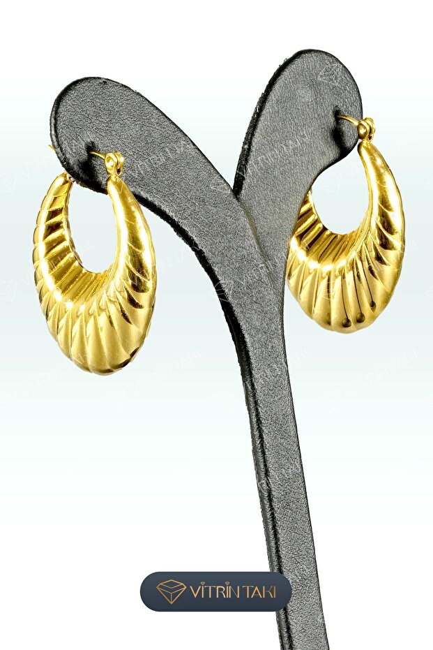 Altın Renk Küpe - 3