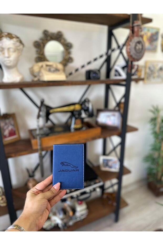حافظة رخصة السيارة المخيطة من الجلد من Efe، حافظة رخصة السيارة، واقي رخصة السيارة