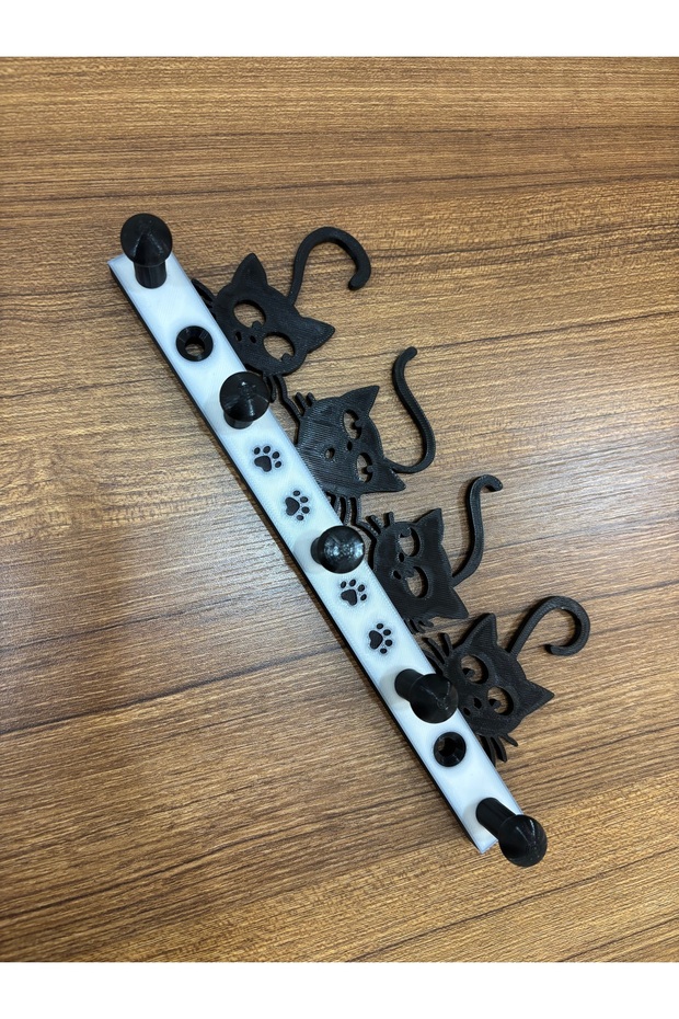 Kedili anahtar askılık - 2