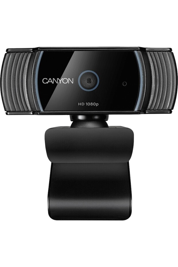 Cameră web CNS-CWC5, Full HD, 2 megapixeli, focalizare automată, rotație 360°, USB 2.0, neagră - 3